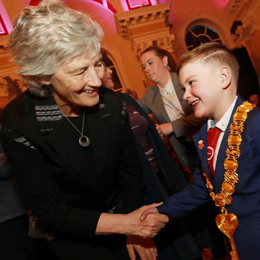 What President Catherine Connolly wore.