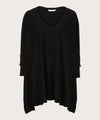 MASAI Black Fosna Poncho Style Sweater 1002018