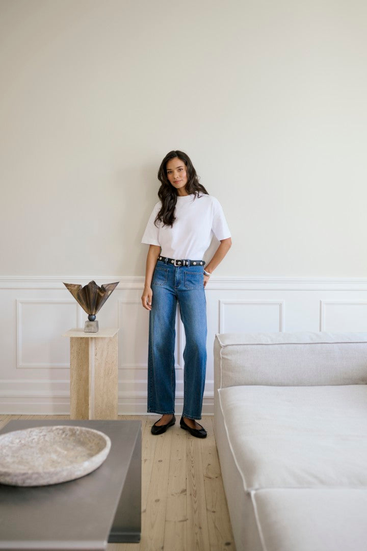 Kaffe 10510722 Brook Hw Reg Fit Jeans 30"  Leg