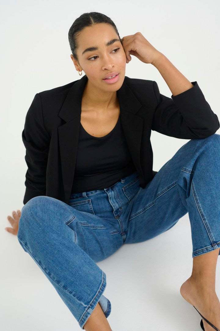 Kaffe 10510722 Brook Hw Reg Fit Jeans 30"  Leg