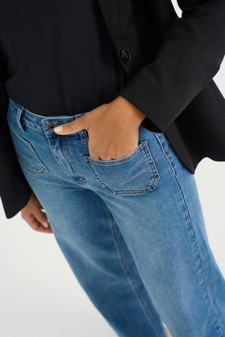 Kaffe 10510722 Brook Hw Reg Fit Jeans 30"  Leg