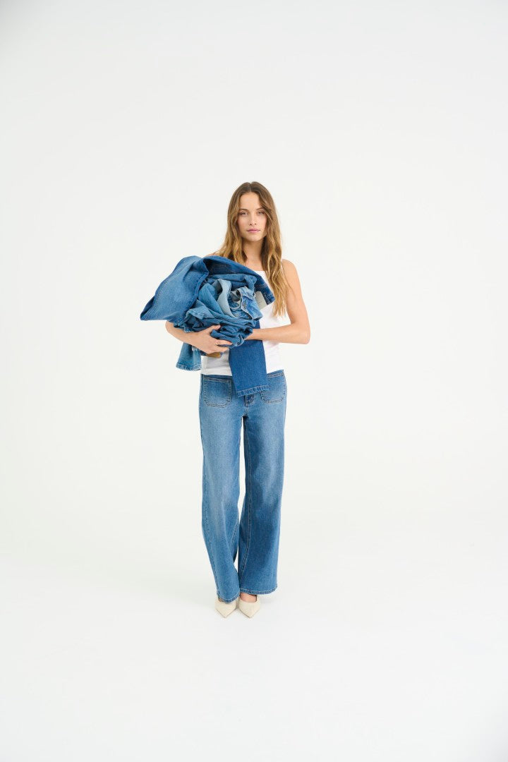 Kaffe 10510722 Brook Hw Reg Fit Jeans 30"  Leg