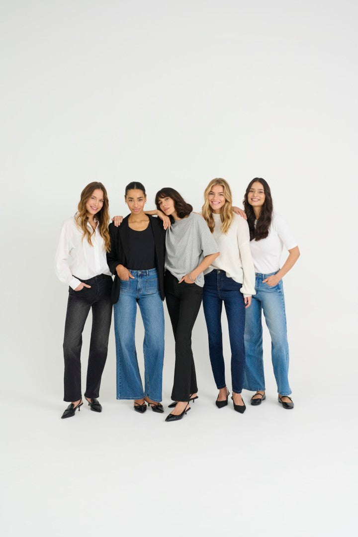 Kaffe 10510722 Brook Hw Reg Fit Jeans 30"  Leg