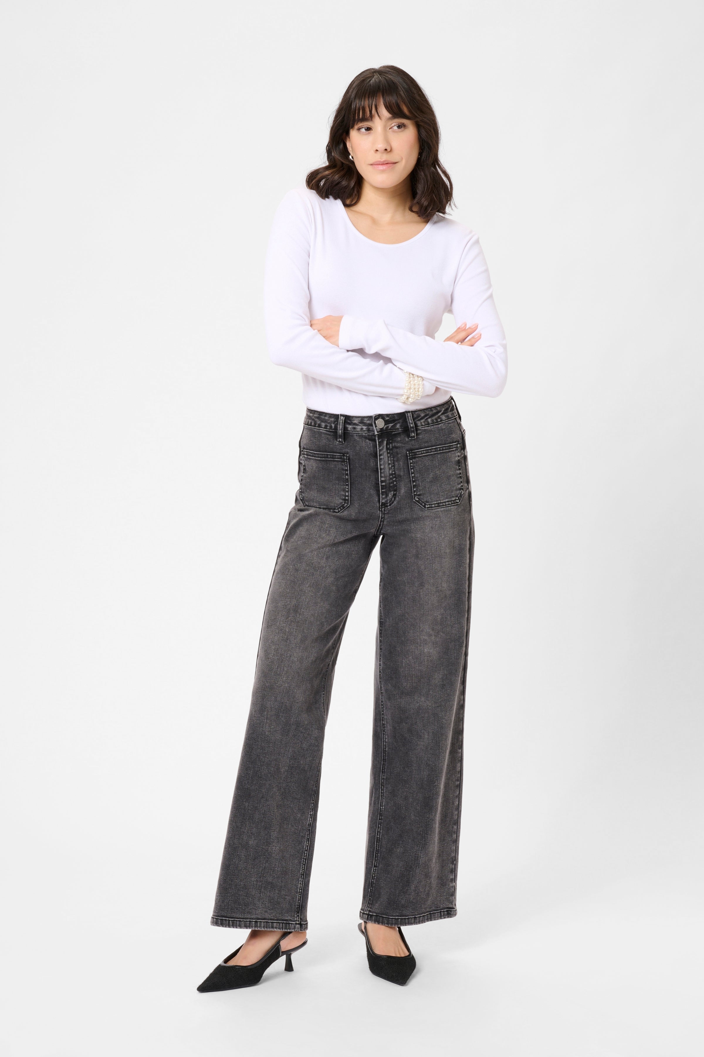 Kaffe 10510722 Brook HW Reg Fit Jeans 30L