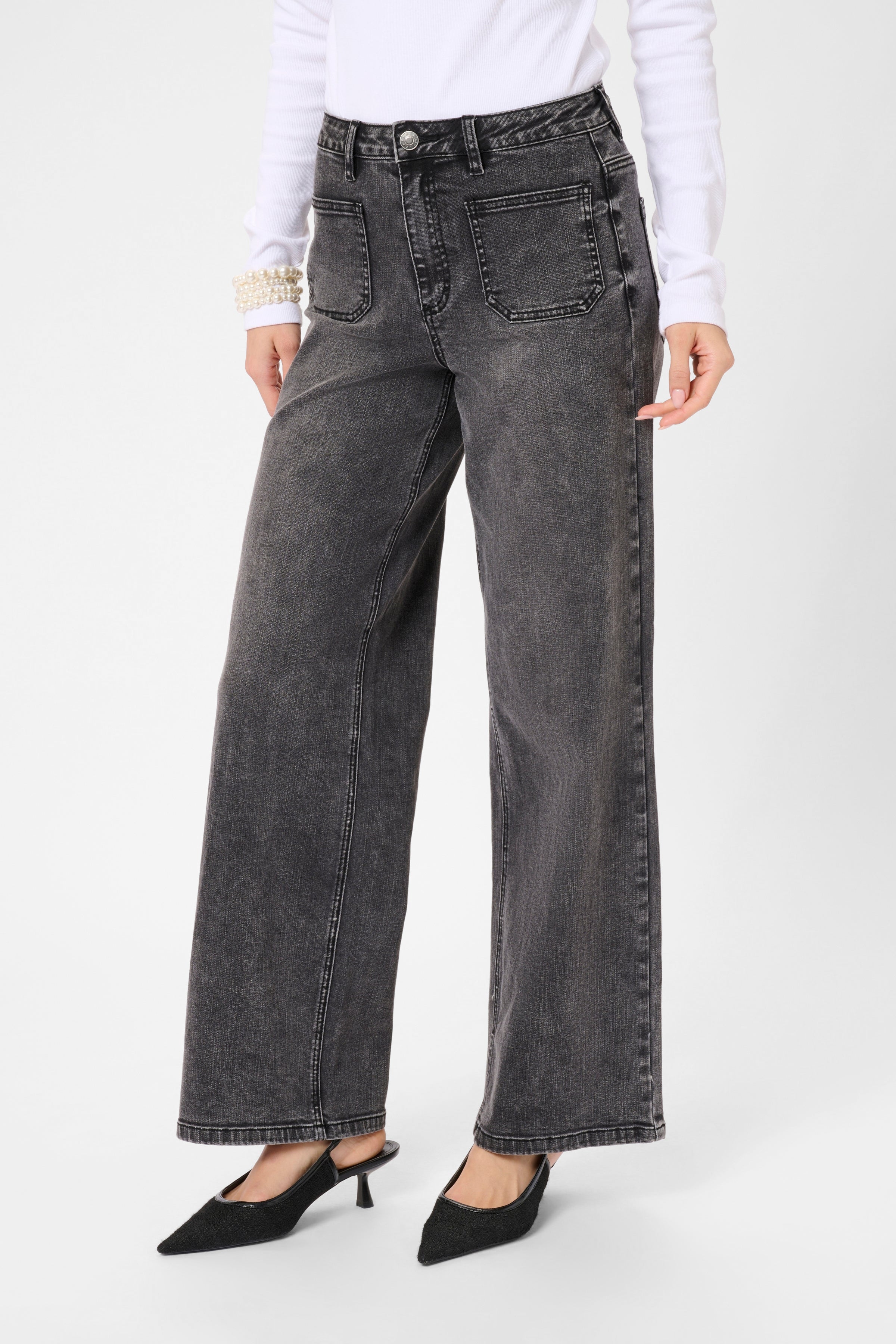 Kaffe 10510722 Brook HW Reg Fit Jeans 30L