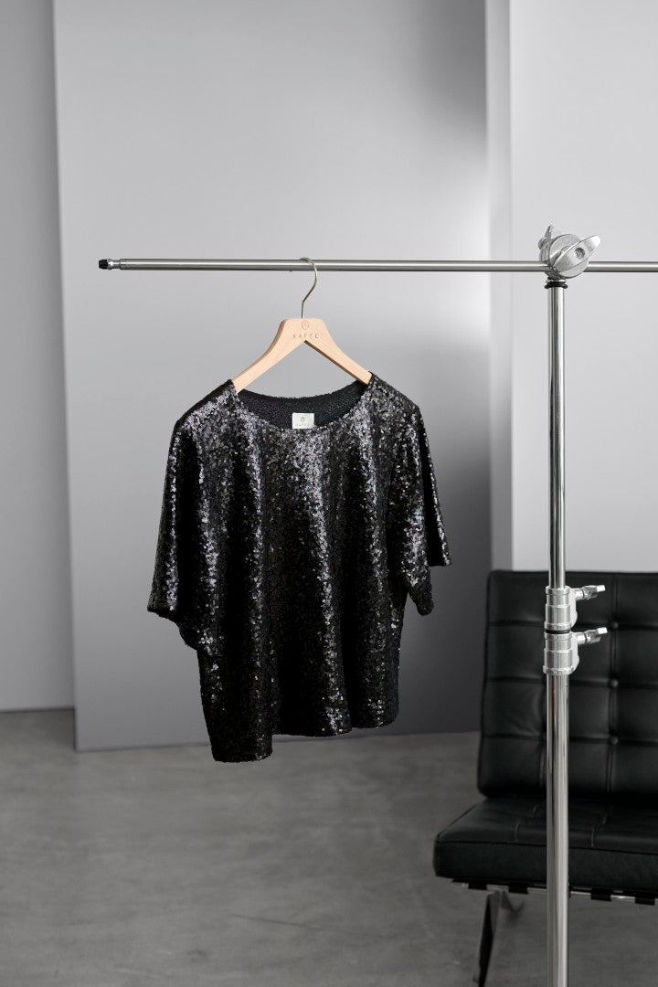 Kaffe 10510898 Amiranda Paillettenbluse