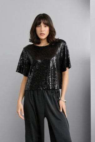 Kaffe 10510898 Amiranda Paillettenbluse