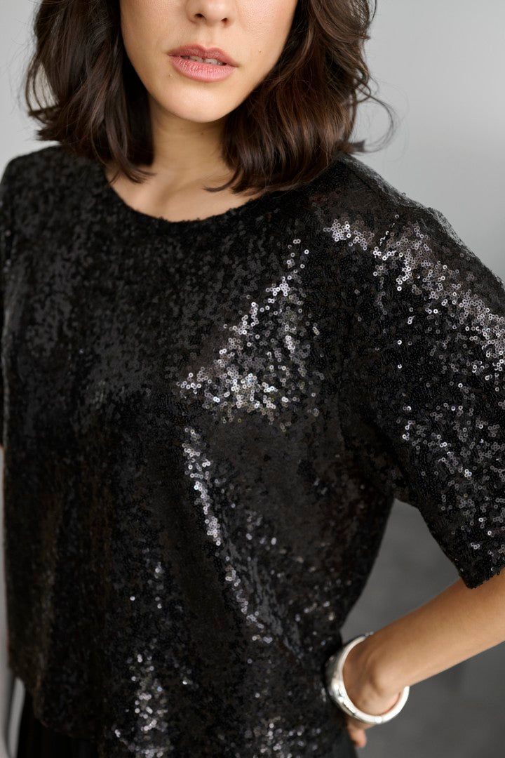 Kaffe 10510898 Amiranda Paillettenbluse