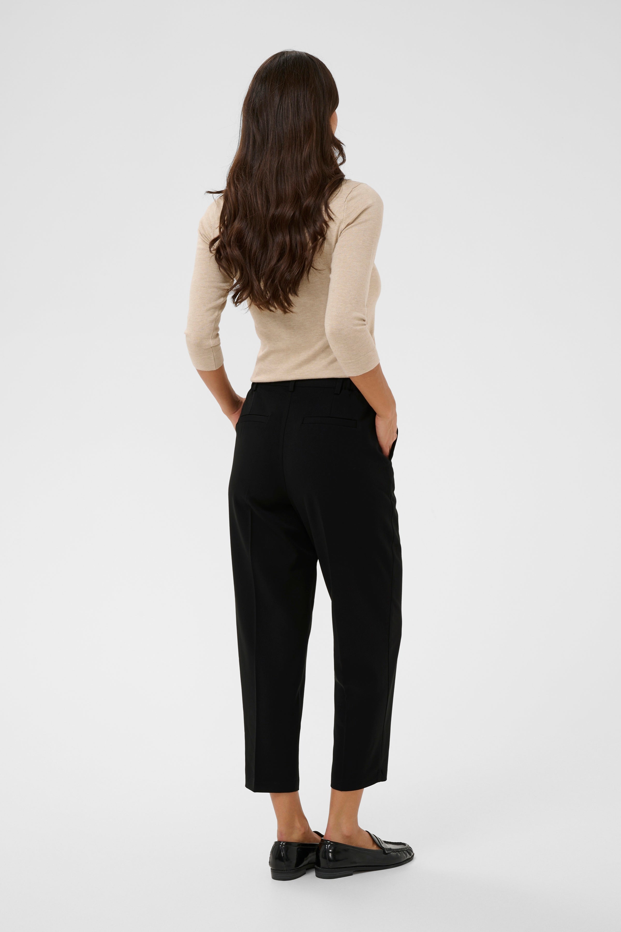 Kaffe 10511224 Heather Cropped Pants