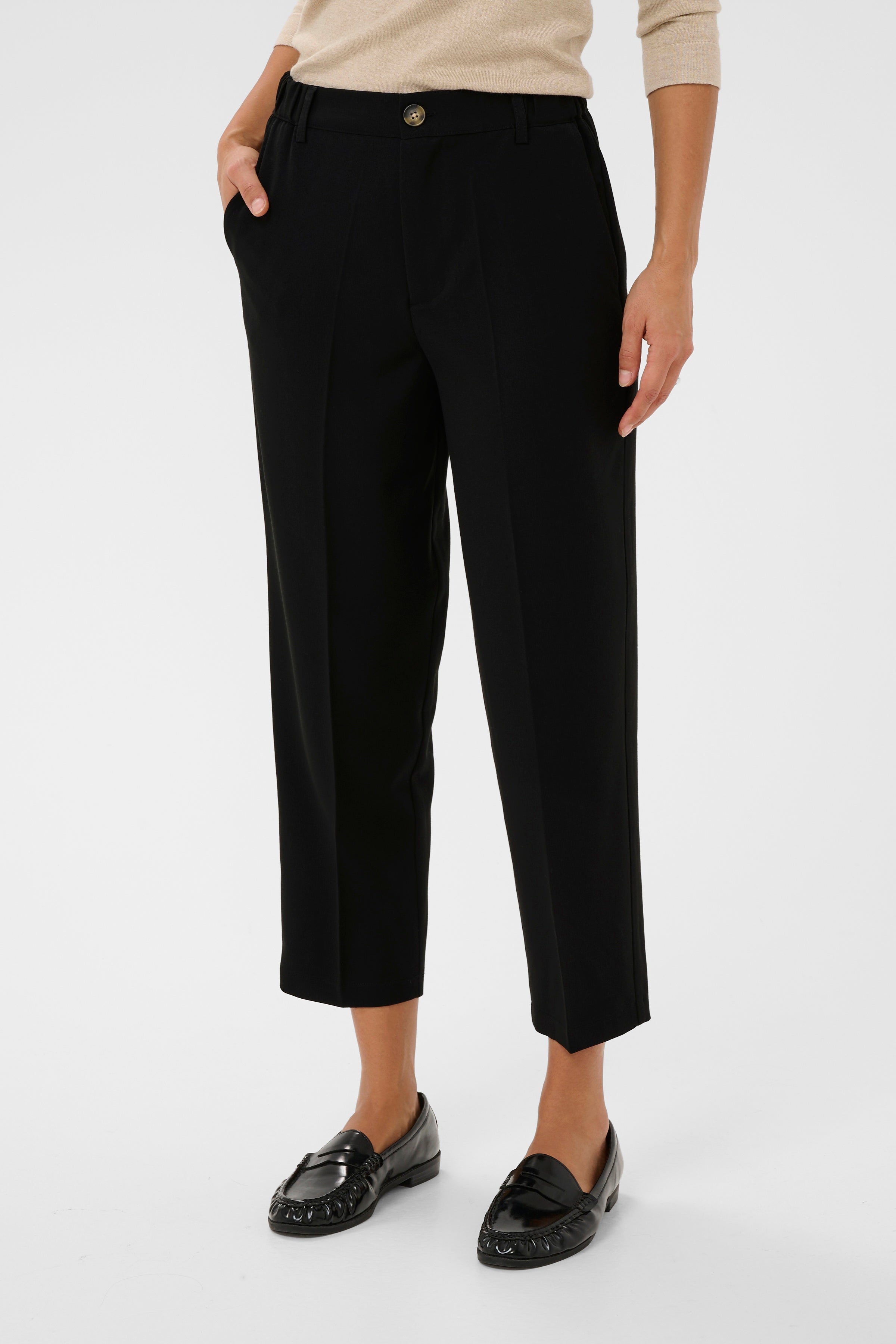 Kaffe 10511224 Heather Cropped Pants
