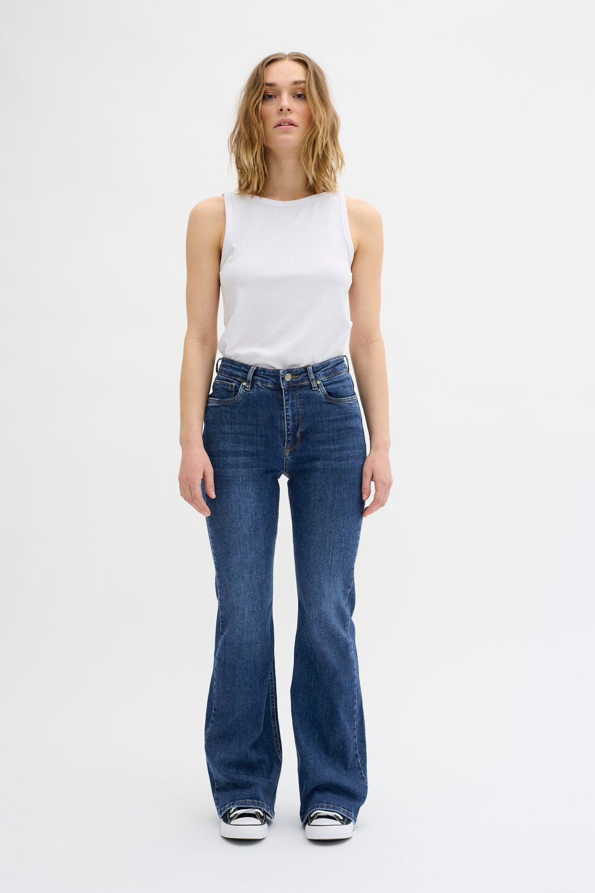 My Essential Wardrobe 10704358 The Dekota 148 High  Waist Bootcut  32  Leg