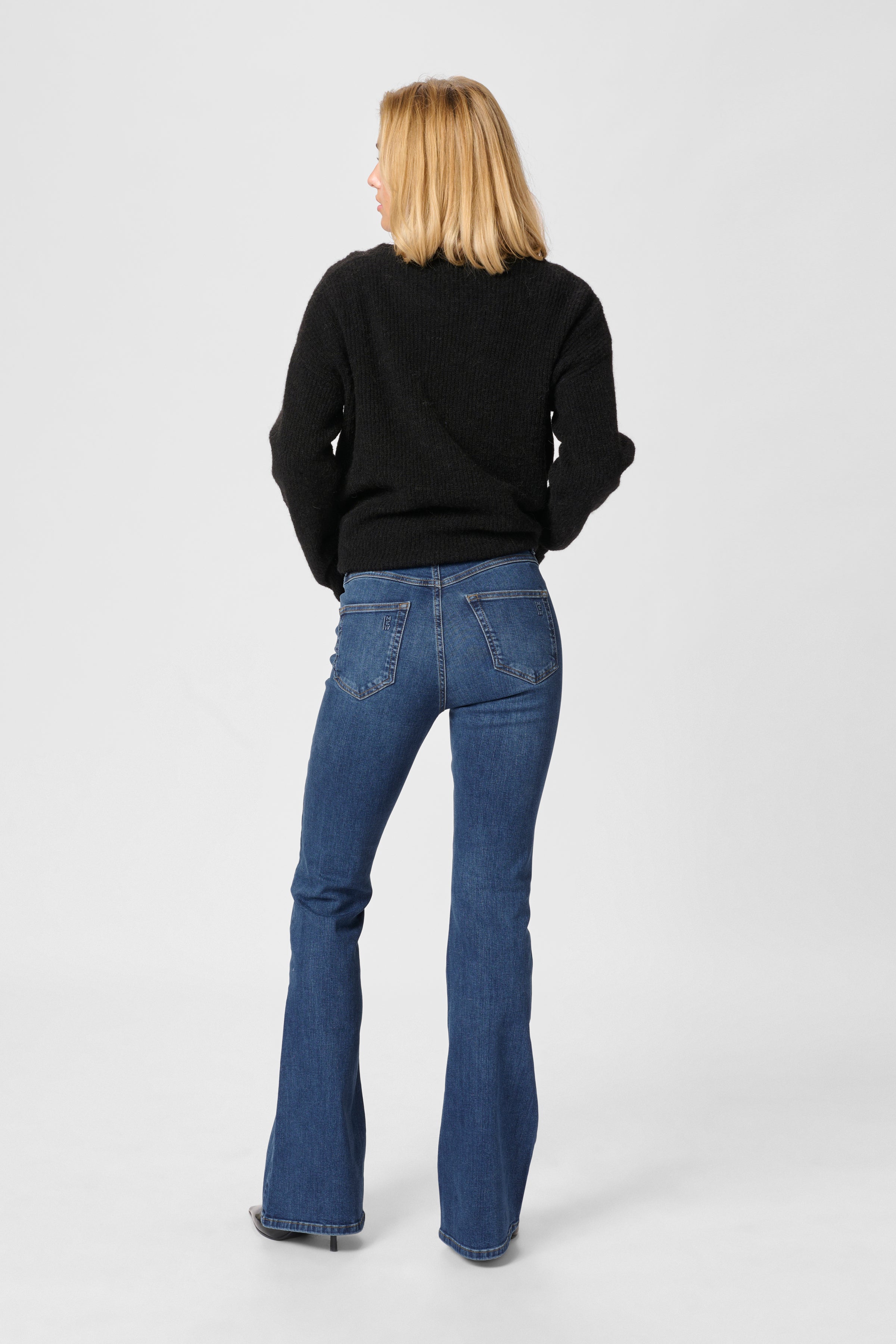 My Essential Wardrobe 10704358 The Dekota 148 High  Waist Bootcut  32  Leg