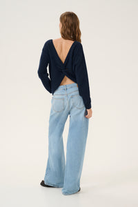 10705089 Huxi Knot Knit Pullover My Essential Wardrobe