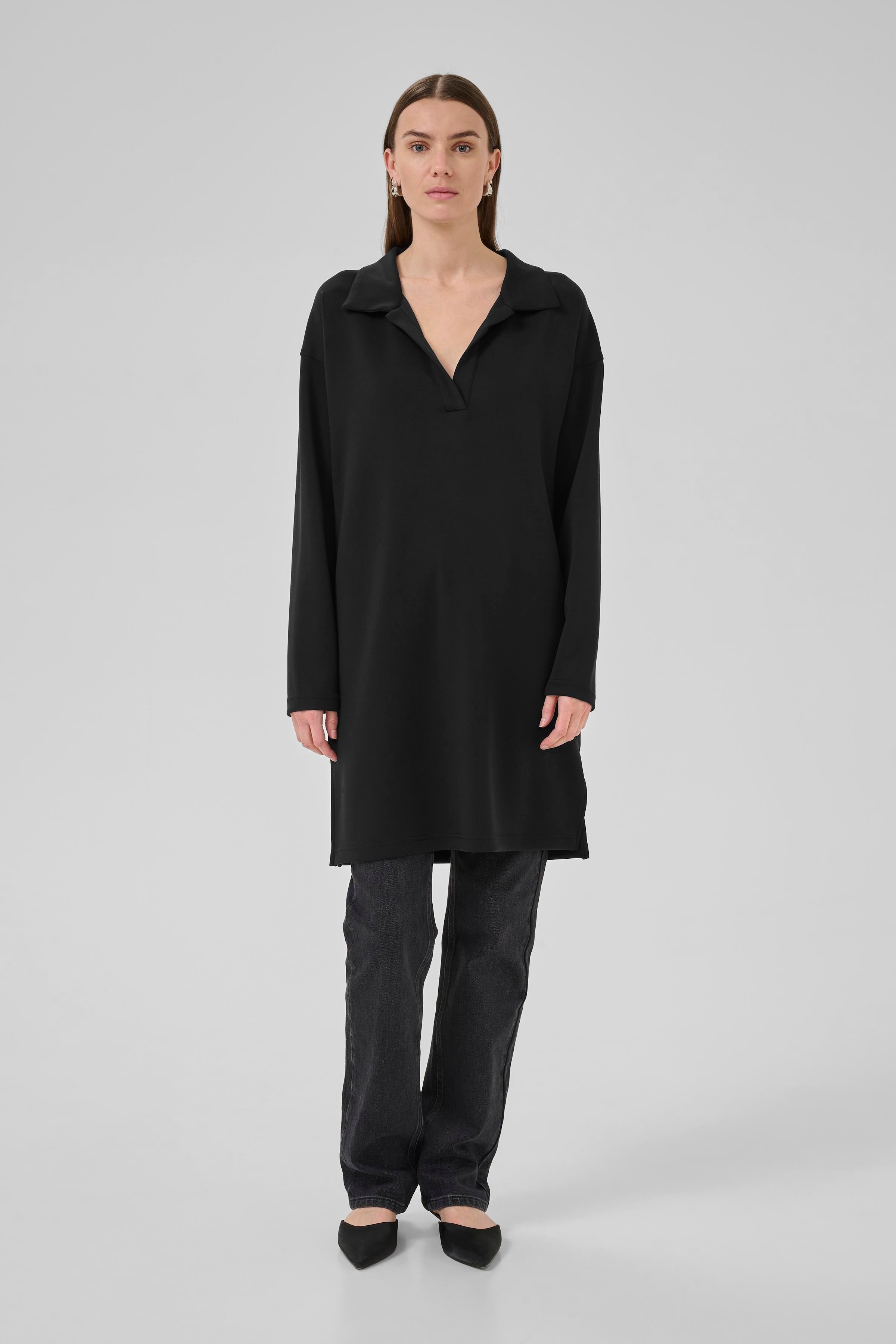 My Essential Wardrobe 10705233 Helle Polo Dress Jersey