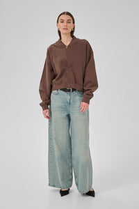 My Essential Wardrobe 10705247 Meta Short Sweat Jacket / Pullover