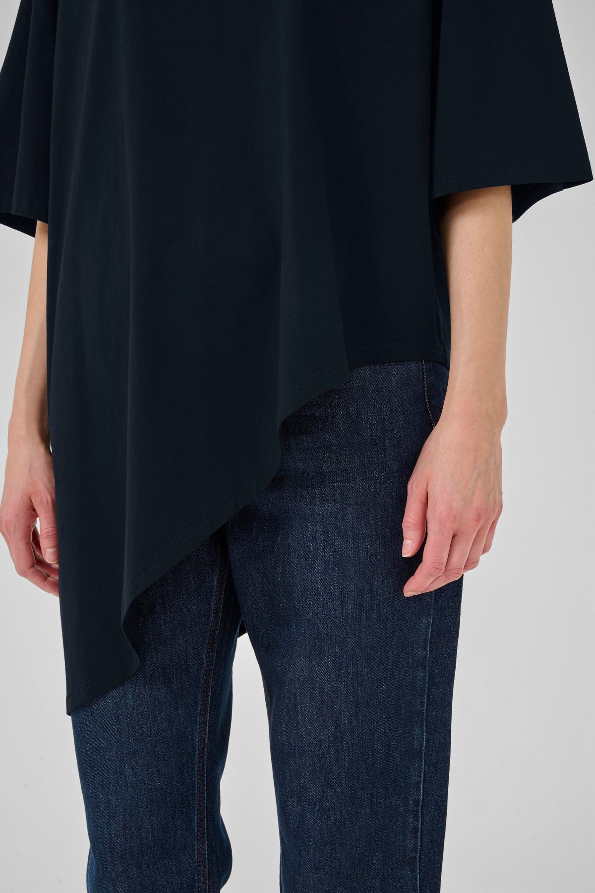 My Essential Wardrobe 10705255 Lea Asymetric Tee Blouse l/s