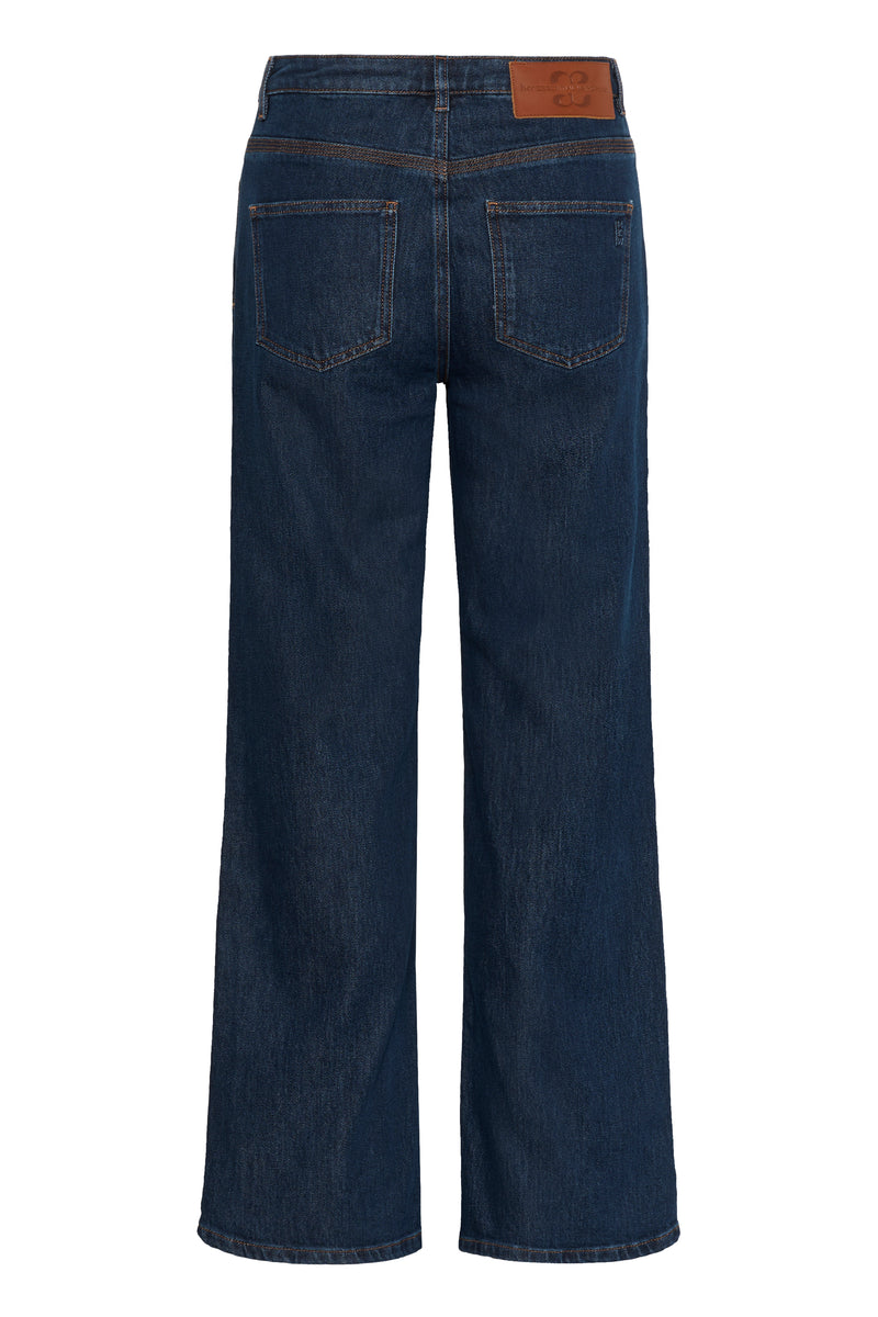 My Essential Wardrobe 10705267 Karli 139 High Wide Deco Denim Jeans