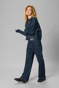 My Essential Wardrobe 10705267 Karli 139 High Wide Deco Denim Jeans