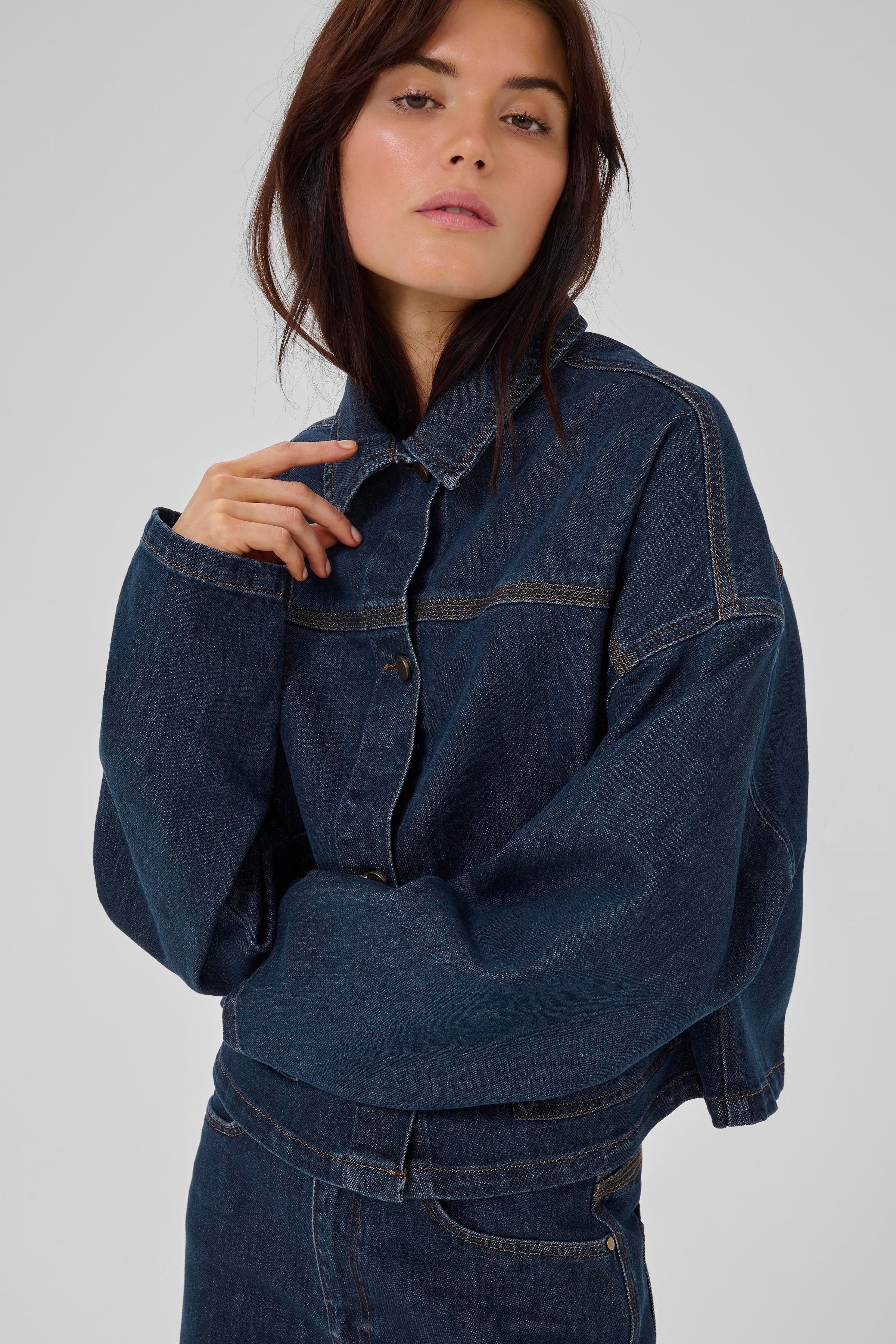 My Essential Wardrobe 10705268 Malle 139 Deco Denim Jacket