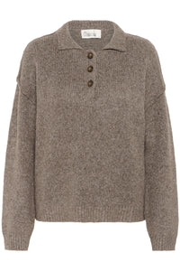 My Essential Wardrobe 10705312 Paloma Polo Pullover Knit