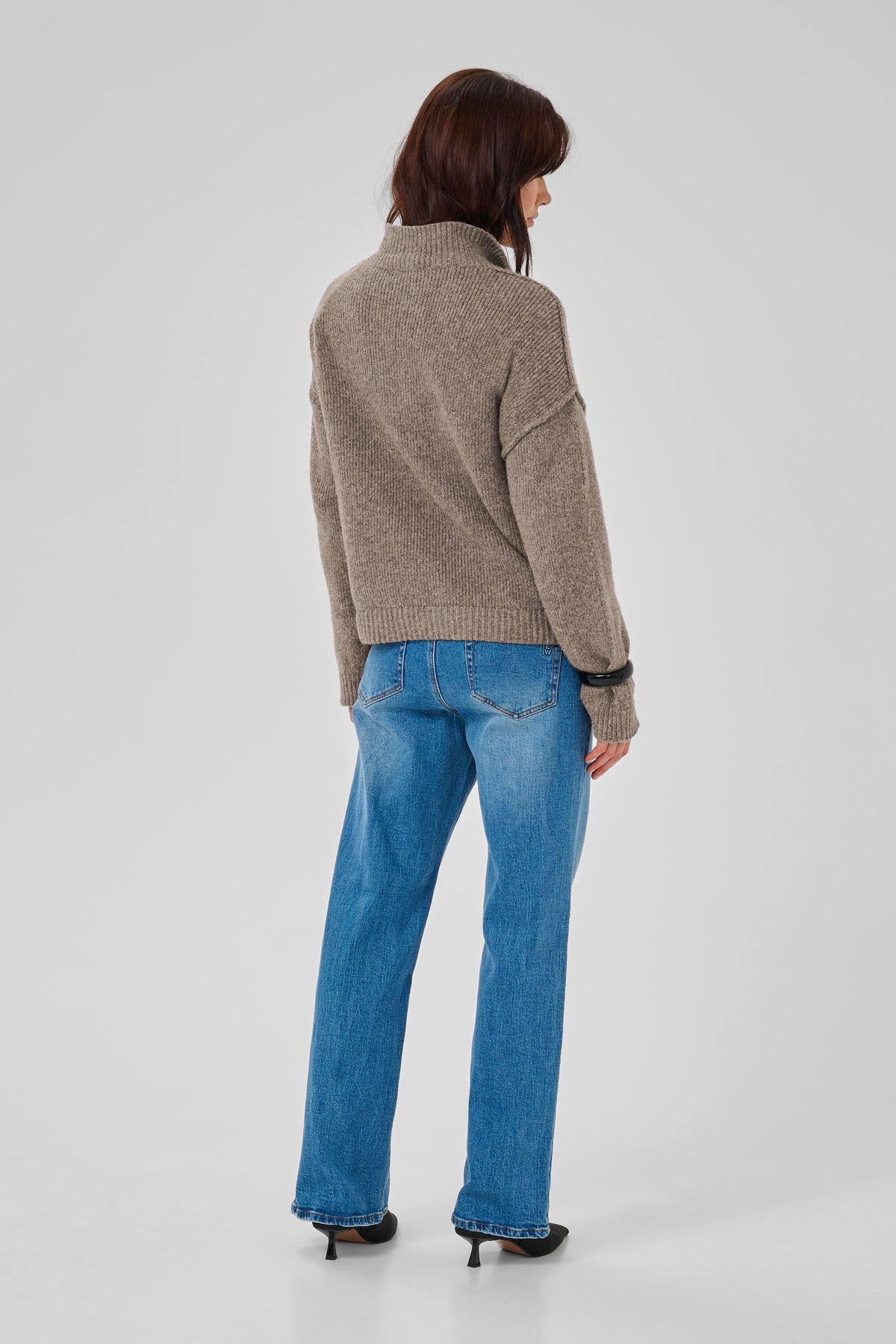 My Essential Wardrobe 10705312 Paloma Polo Pullover Knit