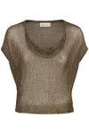 My Essential Wardrobe 10705368 Olly Knit  Waterfall Top
