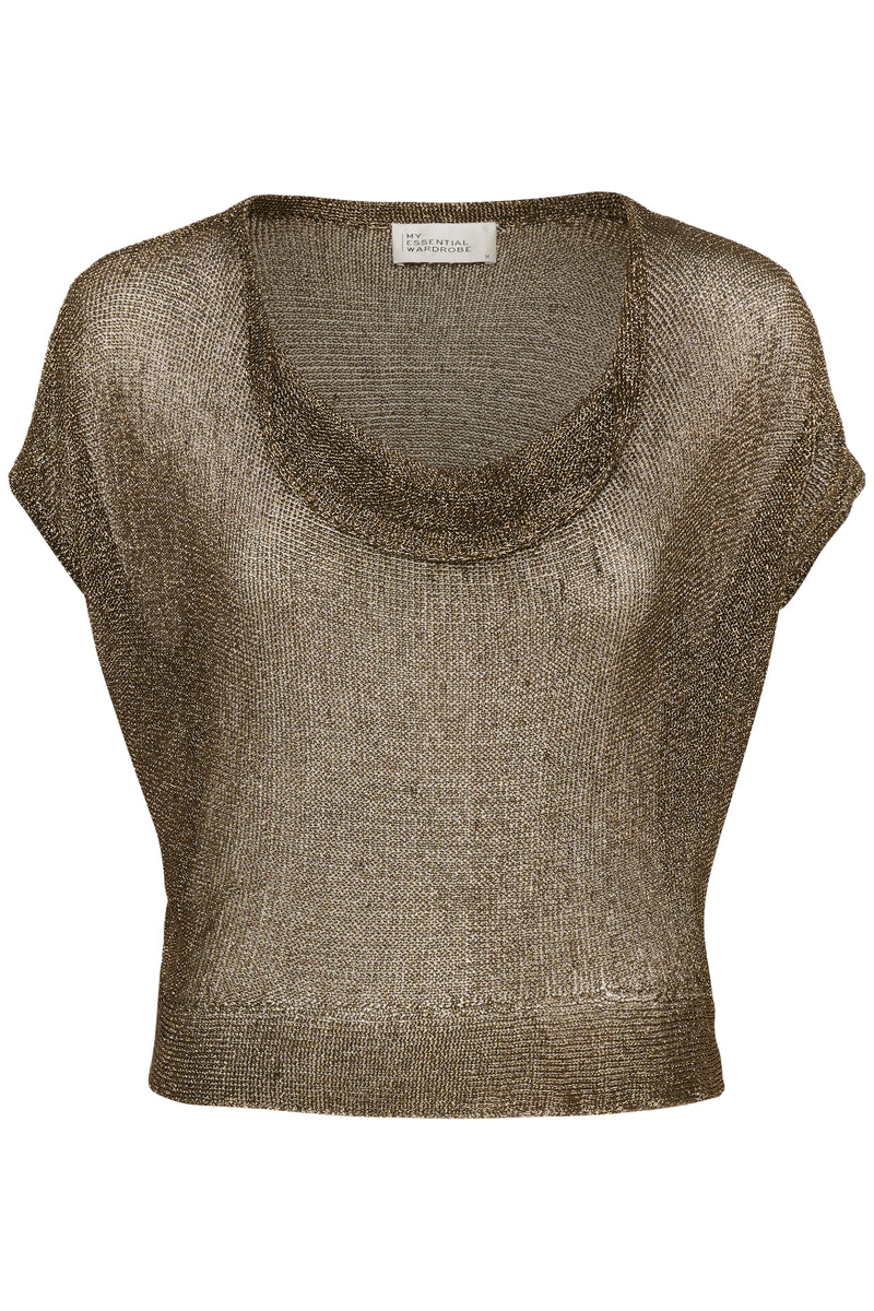 My Essential Wardrobe 10705368 Olly Knit  Waterfall Top