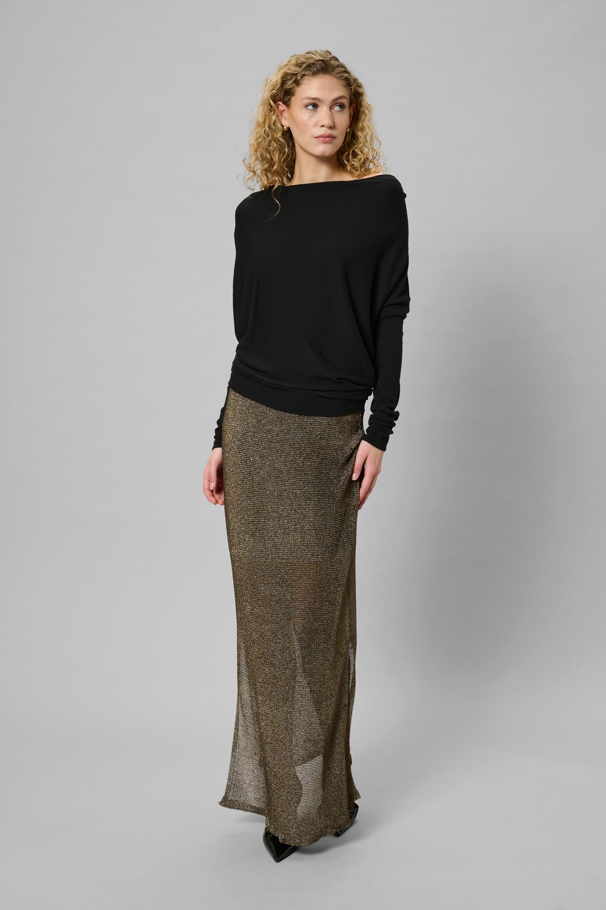 My Essential Wardrobe 10705397 Polly Wasserfall-Strickbluse