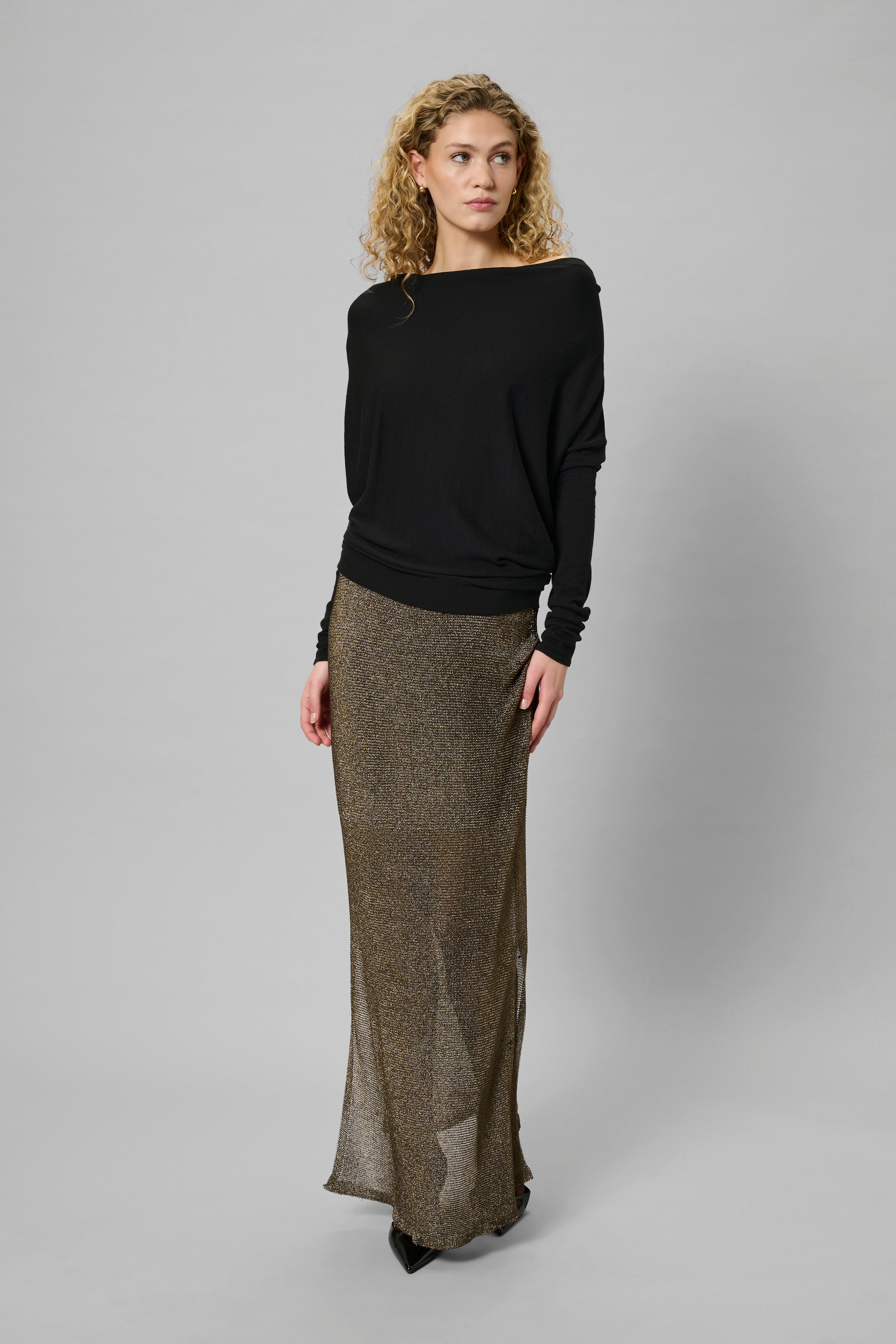 My Essential Wardrobe 10705397 Polly Wasserfall-Strickbluse