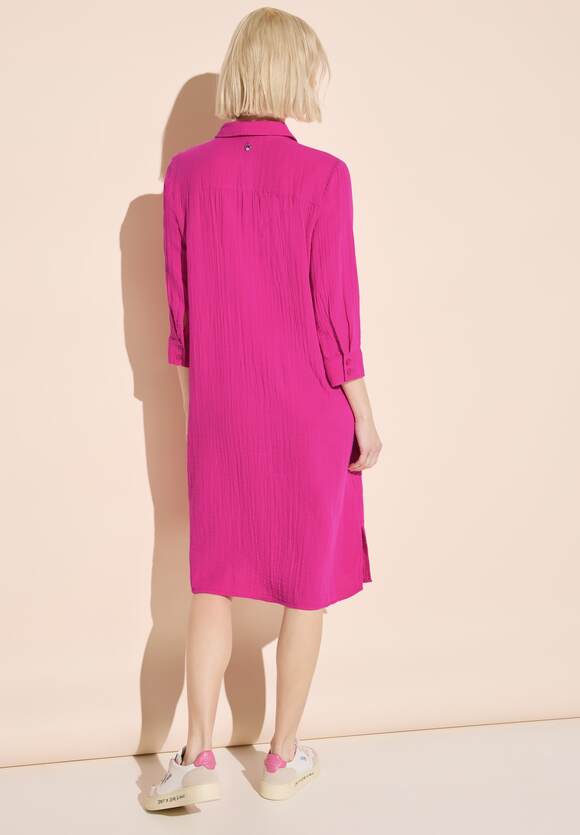 143849 Magnolia Pink Street One Cotton Shirt Dress