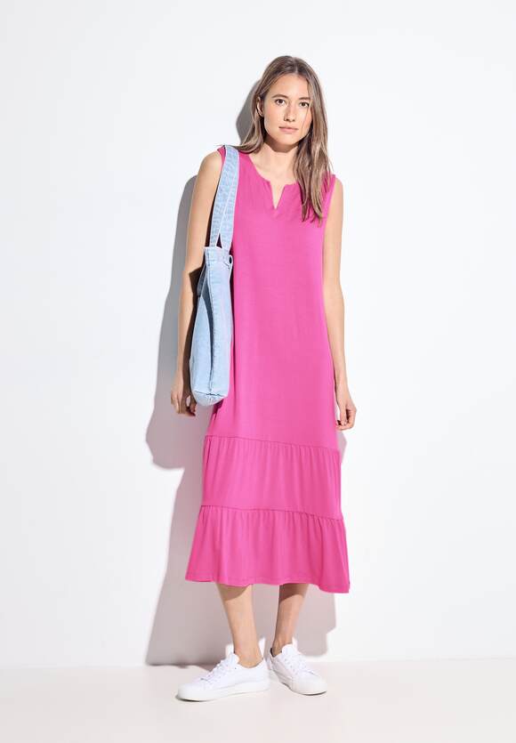 144024 Bloomy Pink Solid Jersey Dress