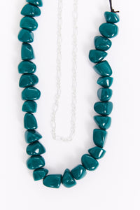 White Stuff 444033 Stacked Beaded Necklace