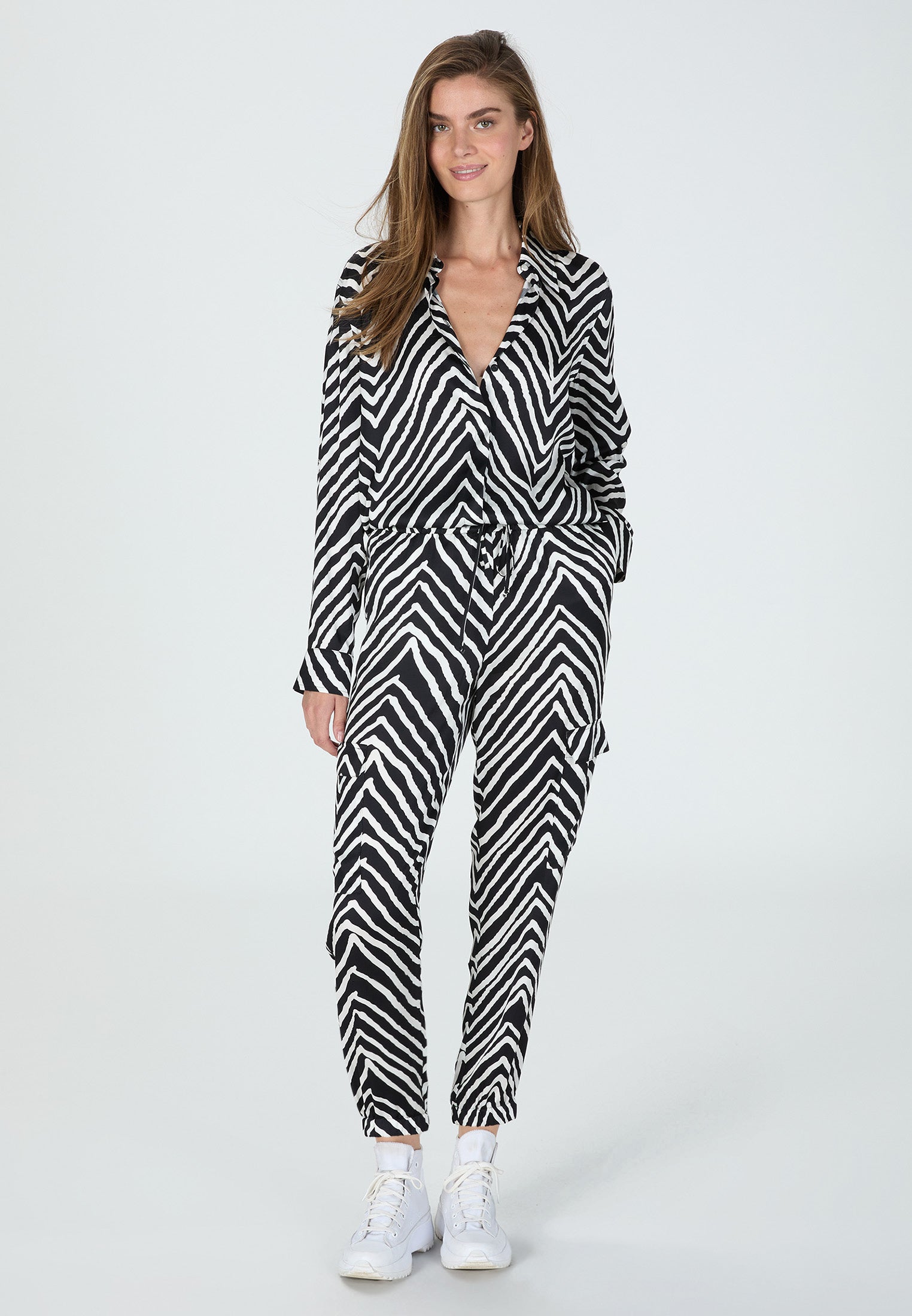 Marc Aurel 1835-1000-24781 PRINT TROUSER