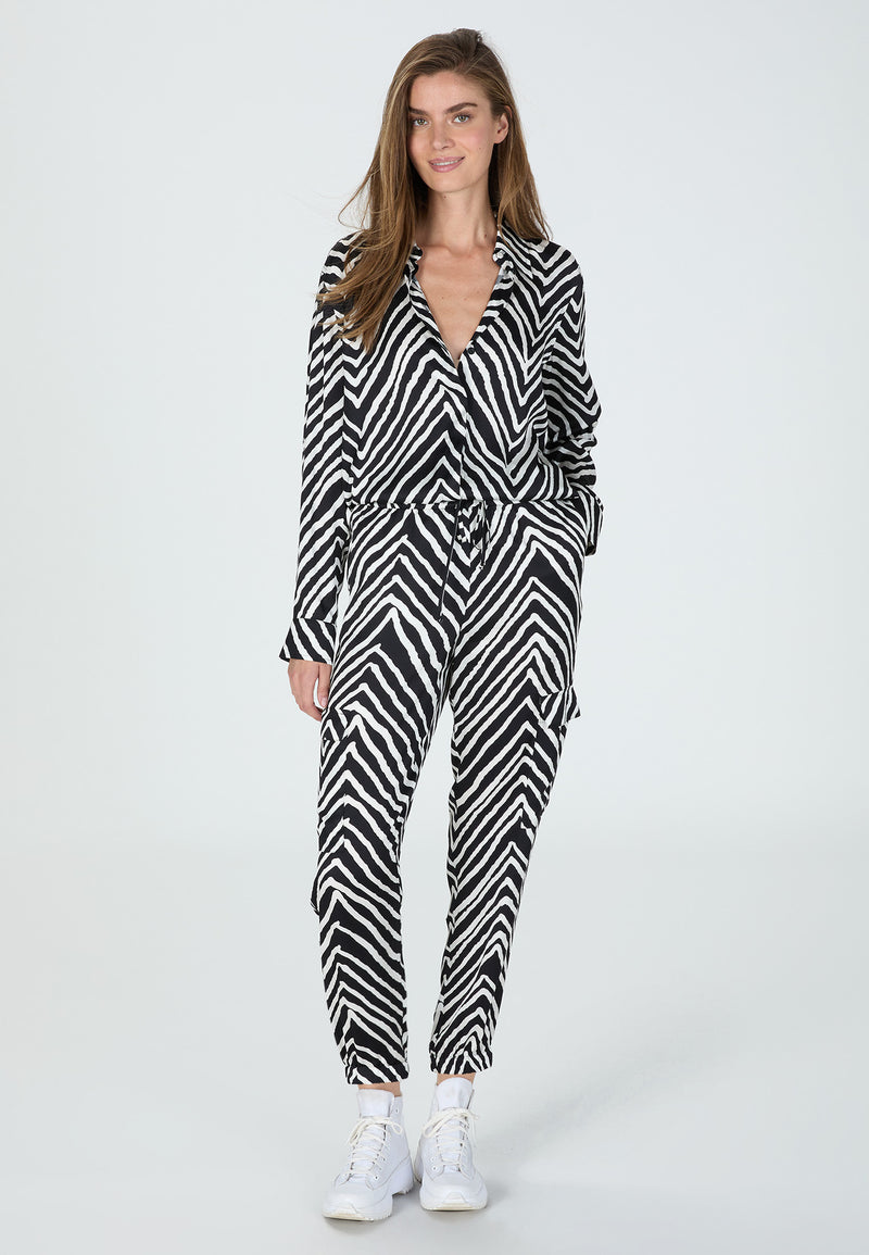 Marc Aurel 1835-1000-24781 PRINT TROUSER