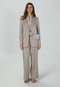 Marc Aurel 1852-1000-93406 Linen Mix Twill Pants