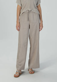 Marc Aurel 1852-1000-93406 Linen Mix Twill Pants