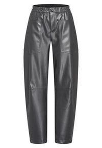 Marc Aurel 1914-2001-93332  Pleather Loose Leg Trousers