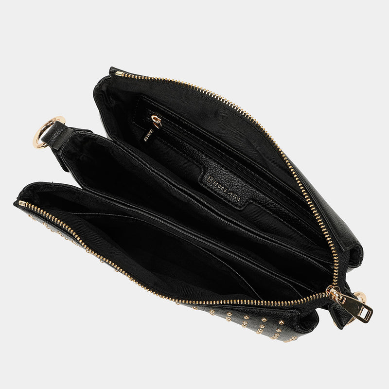 20193 Black Binnari Vera Clutch Bag