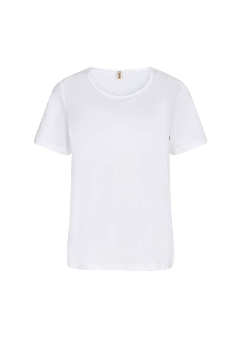 24935 BLANC Soya Concept T-shirt basique à col rond