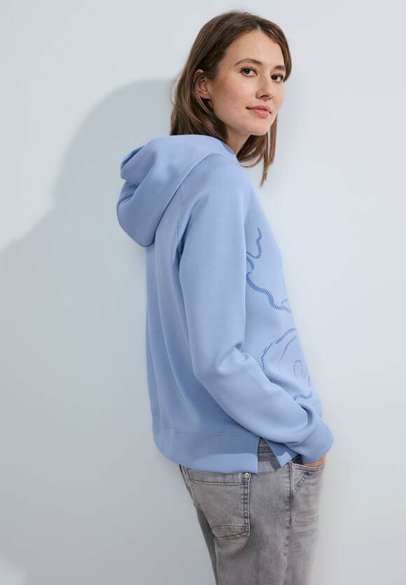 302700 Soda Blue Cecil Sweatshirt With Print