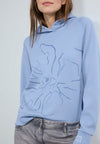 302700 Soda Blue Cecil Sweatshirt With Print