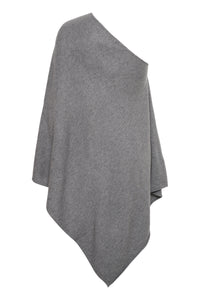 Part Two 30301357 Kristanna Poncho Grey Melange