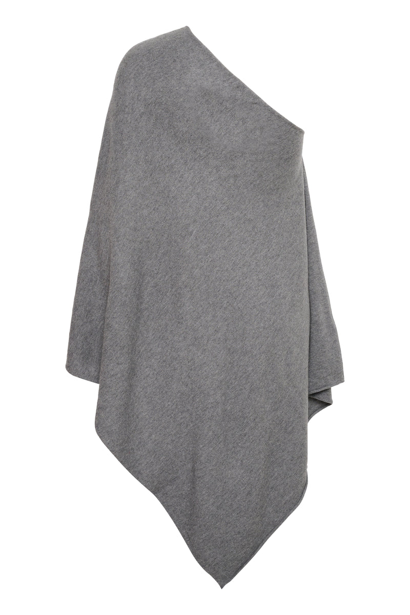 Part Two 30301357 Kristanna Poncho Grey Melange