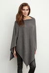 Part Two 30301357 Kristanna Poncho Grey Melange