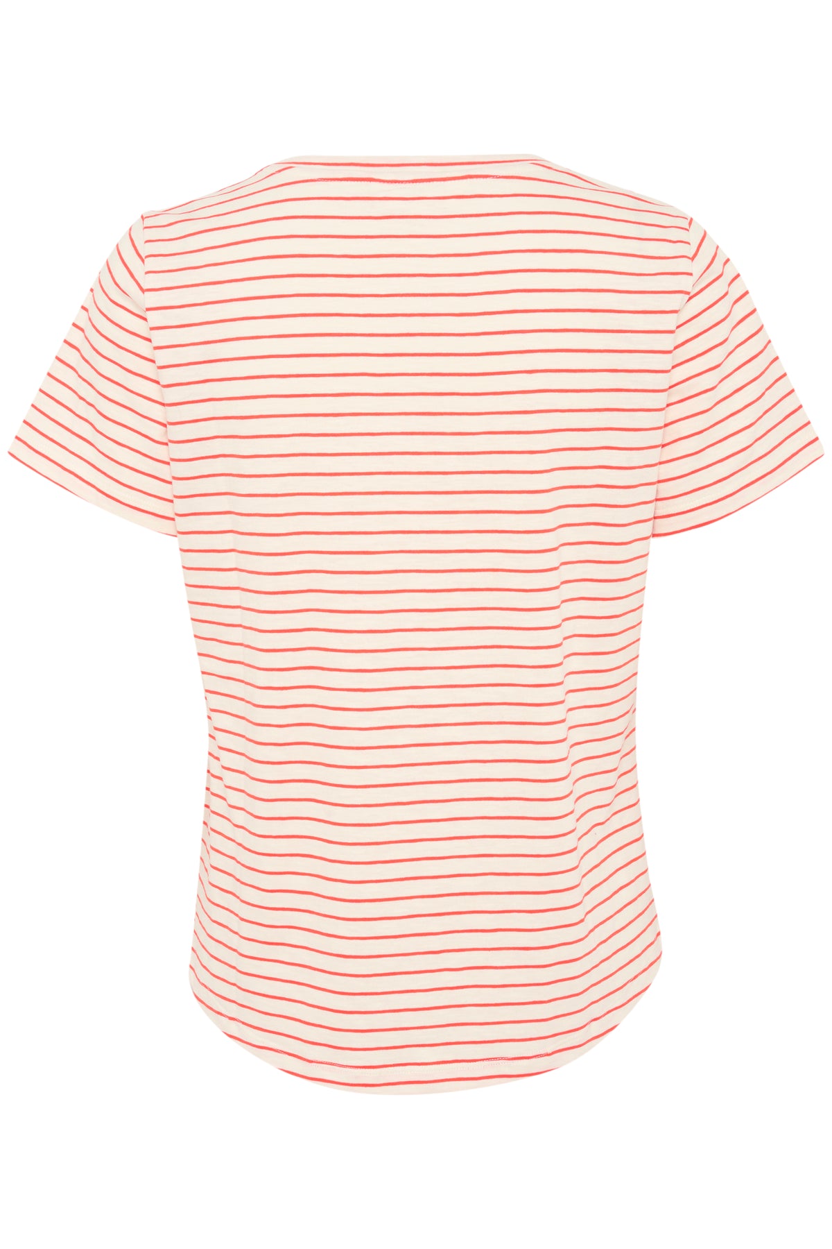 T-shirt Geninas à rayures rouge mandarin, partie deux, 30307288-SS24A