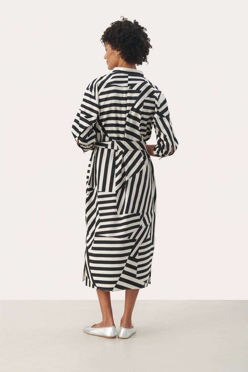 30308468 Deconstructed Stripe Part Two Ena Dress