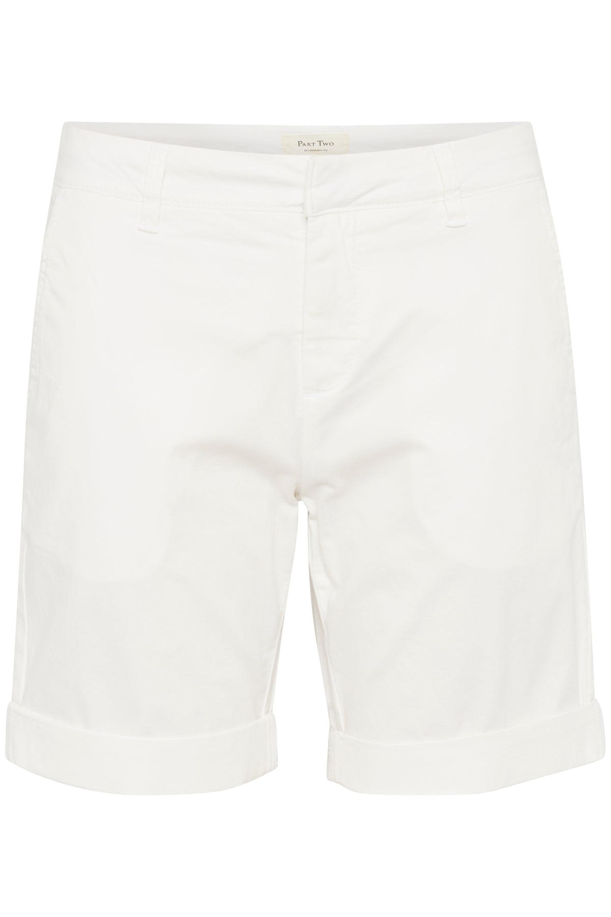 30308683 BRIGHT WHITE Short style chino tissé Part Two