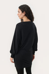 30309110 Schwarzes Strass-Kleid Macey, Teil Zwei