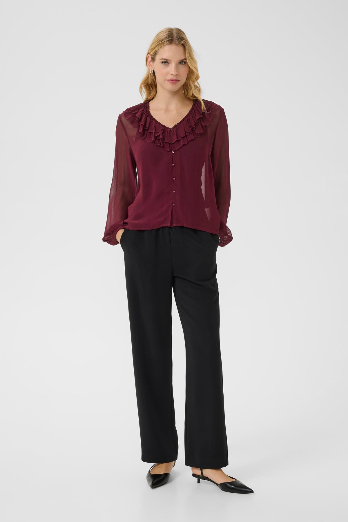 Part Two 30309956 Sanaz Blouse l/s