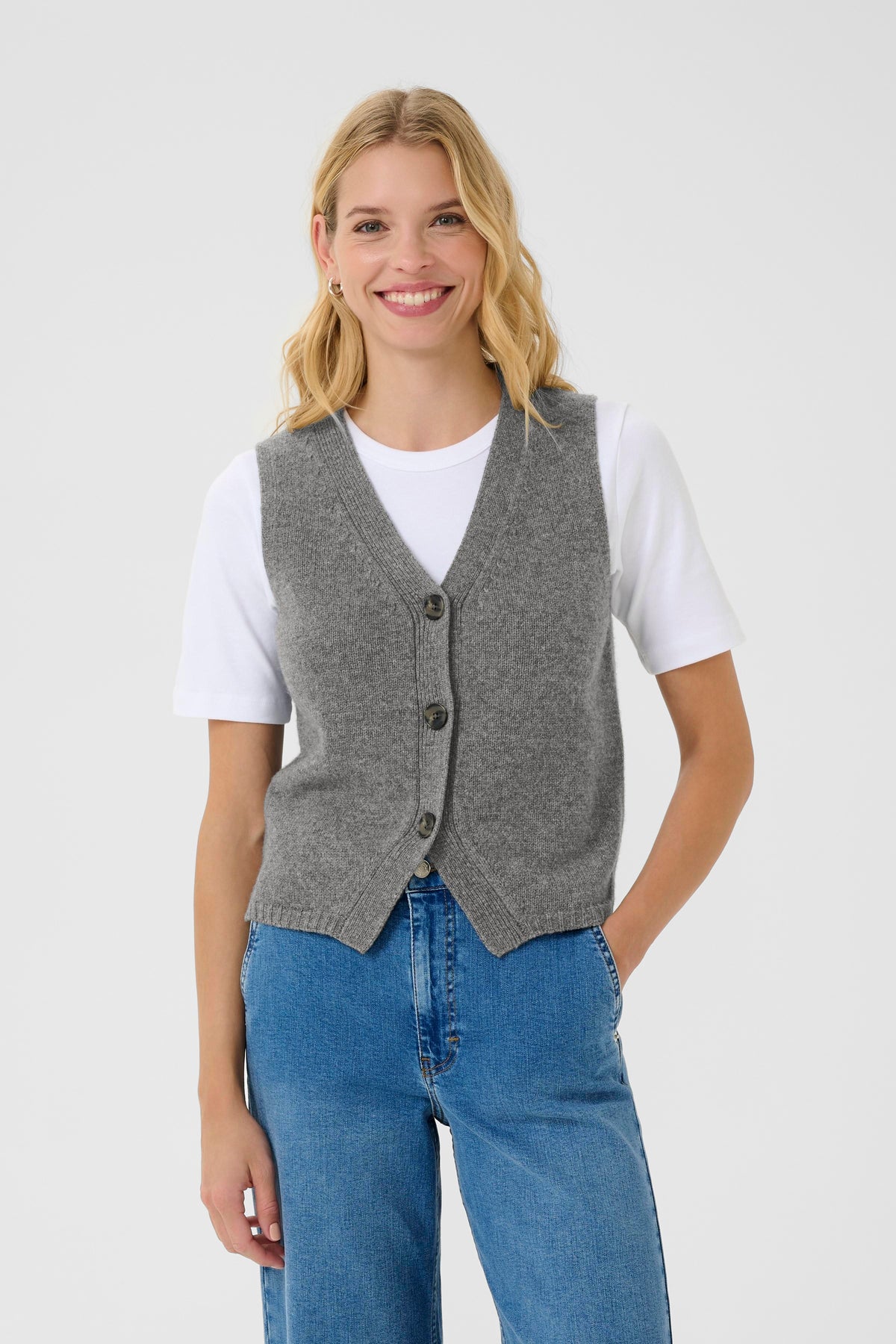 Part Two 30310052 Sylva Waistcoat-knit